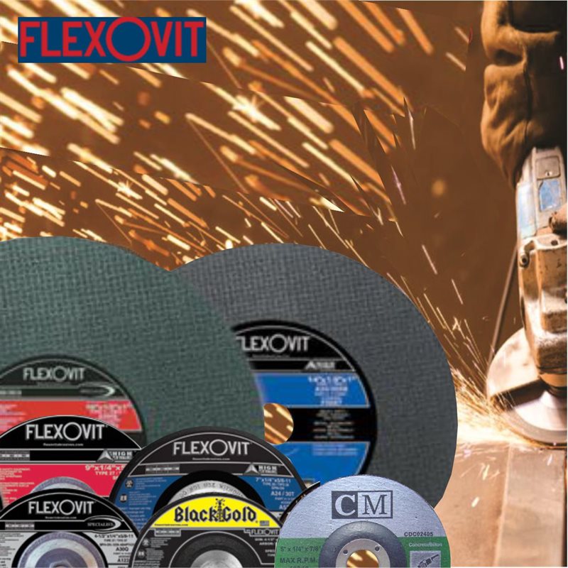 ABRASIVE DISCS , Flexovit & CM
