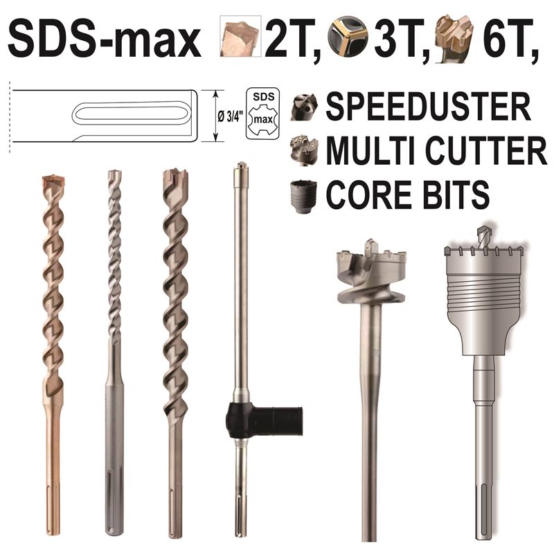 SDS-max Mèches