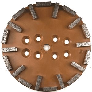 10'' Grinding Head with 20x segments of 40mm