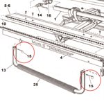 HANDLE FASPINS (4PCS)TM8HD, TM10HD, TM12HD