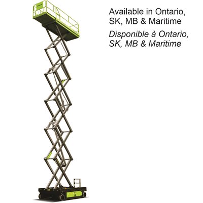 Zoomlion Scissor Lift, 45' height, 55" width, AC motor