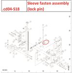 Sleeve fasten assembly (lock pin)