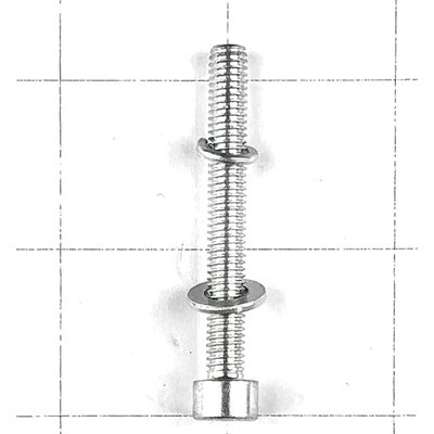 Inner hexagon screw M6x55