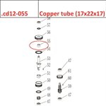 Copper tube (17x22x17)