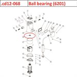 Ball bearing (6201)
