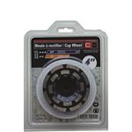 4" x 5 / 8-11 x Double-Rim Cup Wheel -Super Plus quality