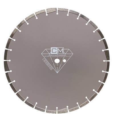 Lame Diamantée 14" x 20mm / 1" pour Asphalte - qualité Pro