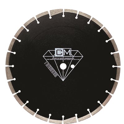 Lame Diamantée 14" x 20mm / 1" pour Asphalte - qualité Super P