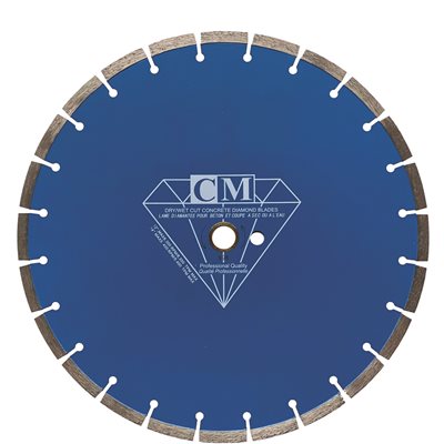 Lame Diamantée 14" x 1" pour Béton - qualité Pro
