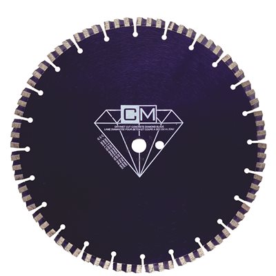 Lame Diamantée 14" x 20mm / 1" pour Béton - qualité Super Vale