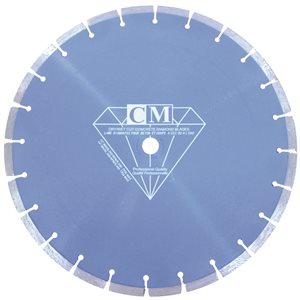 Lame Diamantée 12" x 20mm / 1" pour Béton - qualité Pro