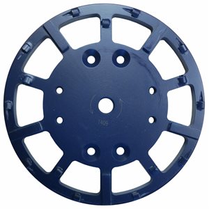 10" Grinding Head with 6x segments+PCD