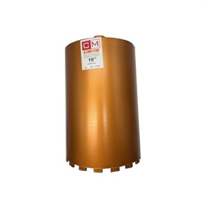 10" (254.8mm) Core Bit, 14" long barrel