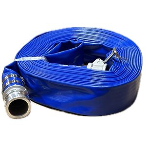 2" BLUE discharge hose-50', c / w C & E