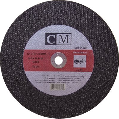 12" x 1 / 8" x 20mm Abrasive Blade for Metal