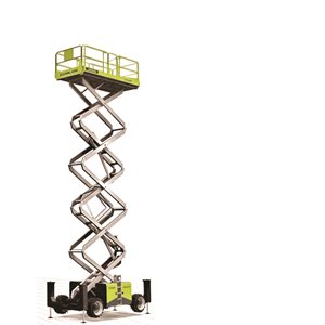 Rough Terran Scissor lift, 53 ft, Kubota V2403